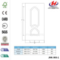 JHK-008-1 Más populares ruso dos paneles de 4 mm de presión profunda EV ASH moldeado chapa laminado puerta de la piel Proveedor